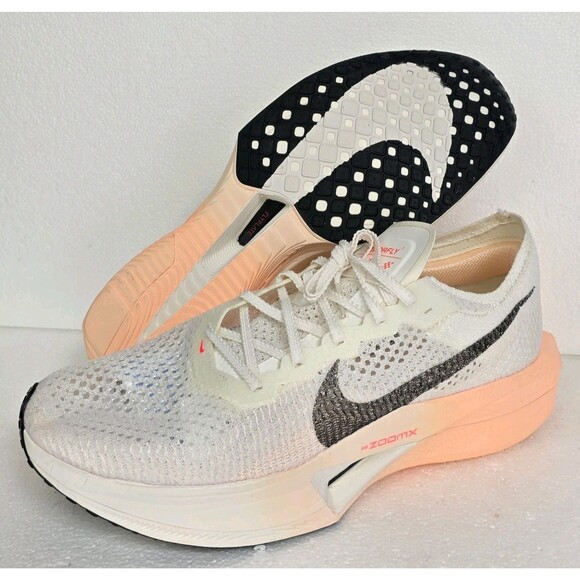 New Men\'s Size 11 Nike ZoomX VaporFly Next% 3 Sail/black Crimson Tint DV4129-103 main image 13